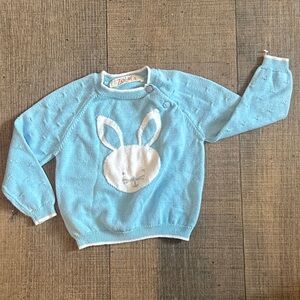Blue Bunny Kids Sweater vintage y2k Easter